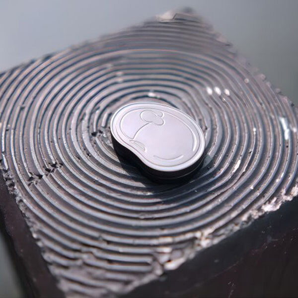 Hand Slider Bean Shape Stainless Steel Clicker Push card Stress Relief EDC Toy 07FC0E-D4 - KOEEK