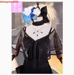 Fate Grand Order Jeanne d'Arc Cosplay Costume Black Dress Women Girl Outfit 07FC0E-D4 - KOEEK