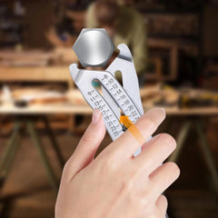 Portable Precise Thread Size Checker Keychain Nut and Bolt Checker Keychain * 07FC0E-D4 - KOEEK