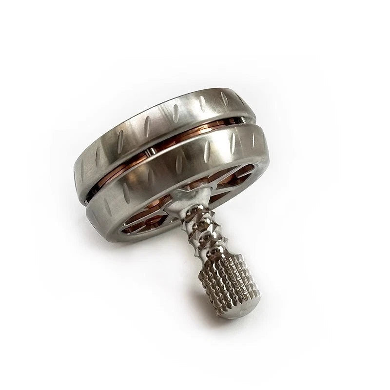 EDC Stainless Steel Copper Spinning Top Top Spinner Mental Stress Relief Toys 07FC0E-D4 - KOEEK