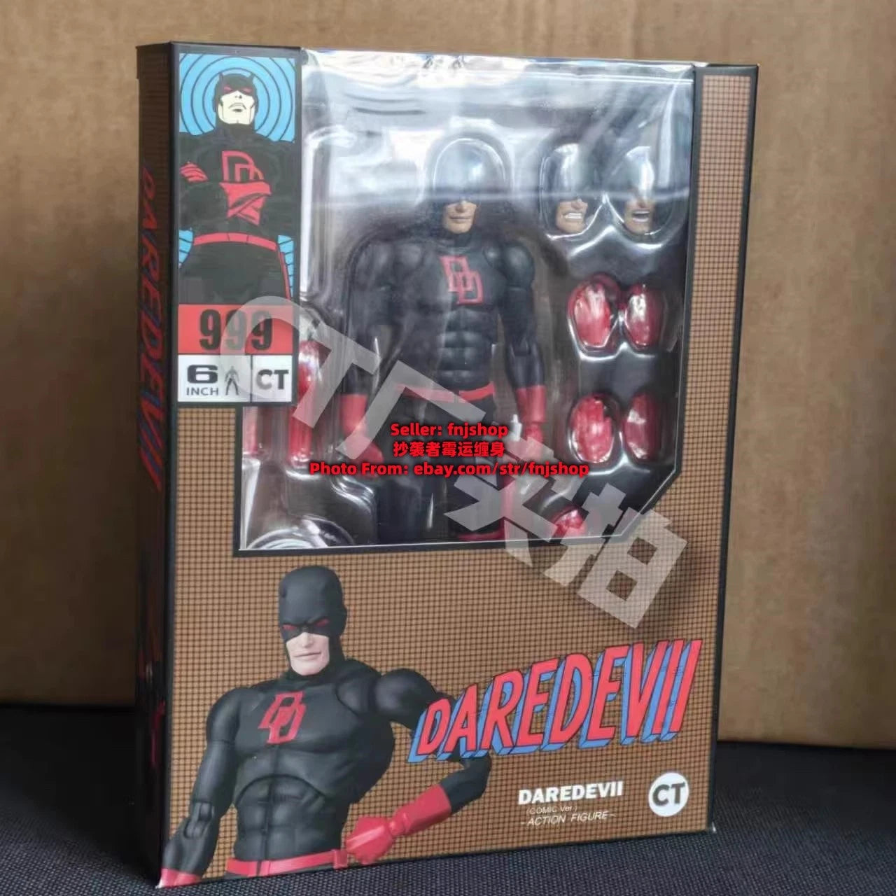 CT Toys No.999 Shadowland Daredevil Comic Ver. Black Suit Action Figure US STOCK CT_TOYS - KOEEK