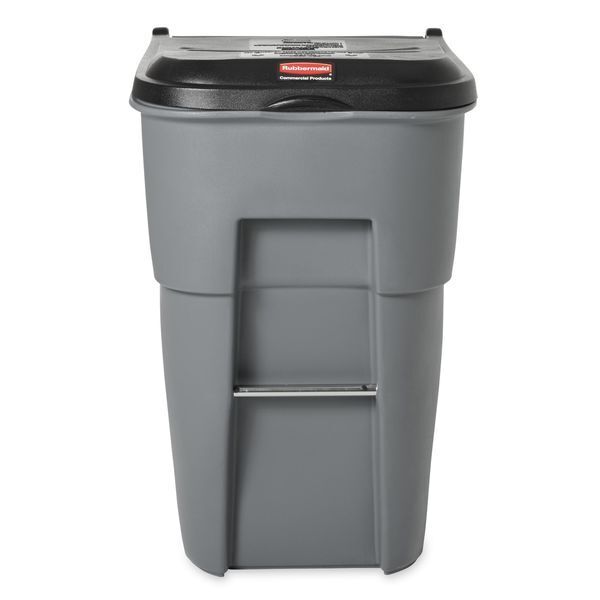 ny Rubbermaid Commercial Fg9w2200gray 95 Gal rektangulær skraldespand, Grå, 28