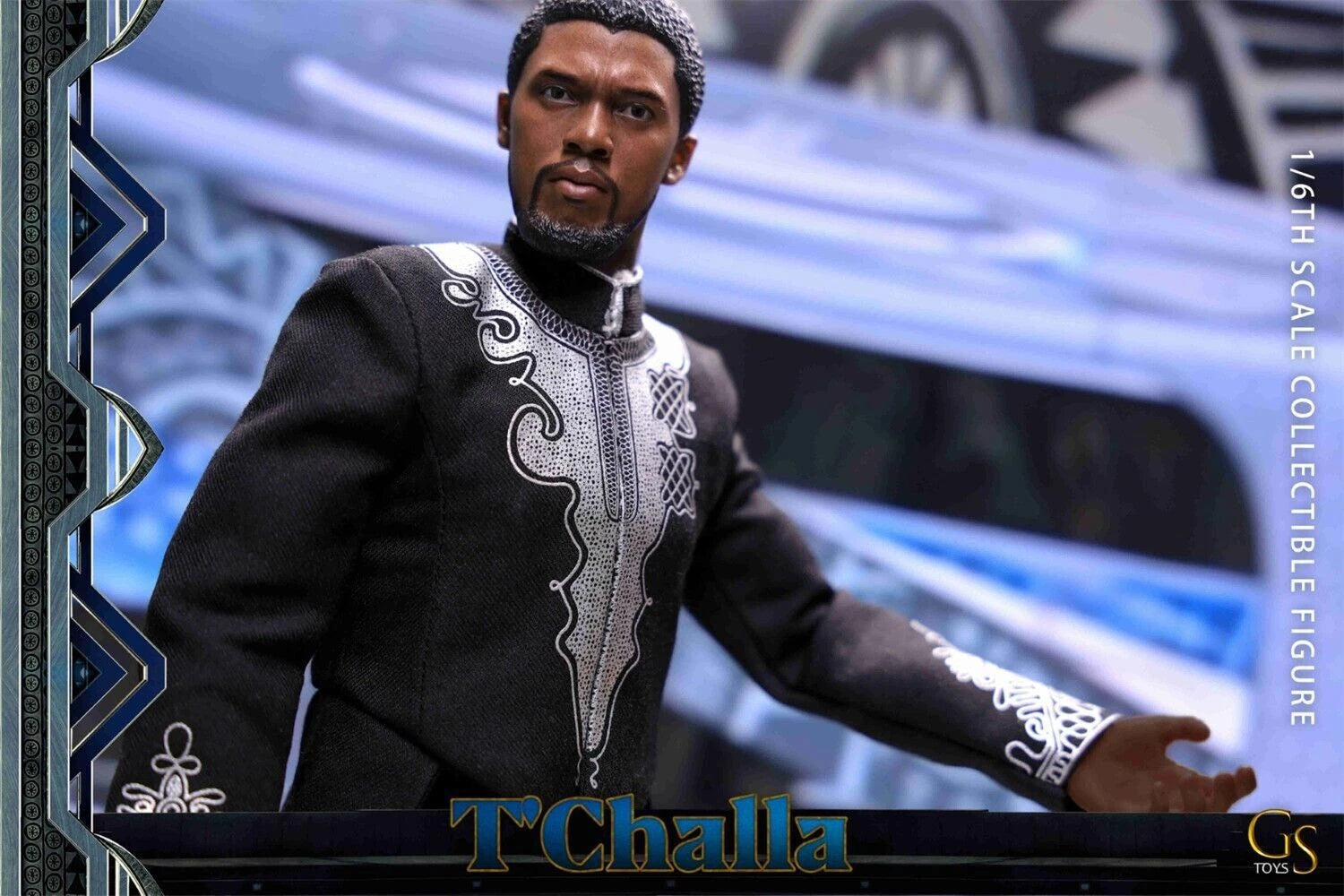 1/6 T'Challa Black Panther Wakanda King Action Figure 12inches Box Suit Doll 07FC0E-D4 - KOEEK