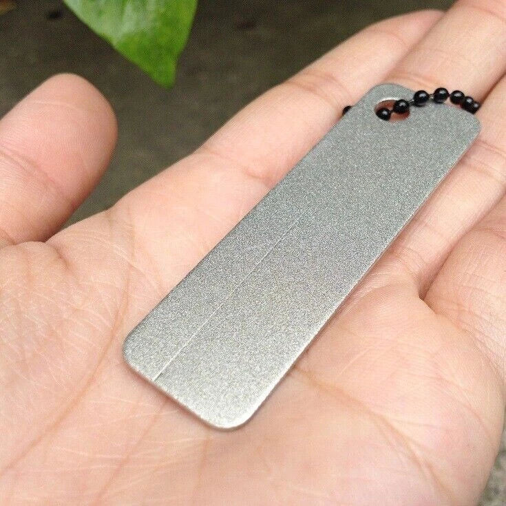 EDC 3PCS Mini Portable Sharpener Diamond Sharpening Stone Outdoor Camping Pocket 07FC0E-D4 - KOEEK