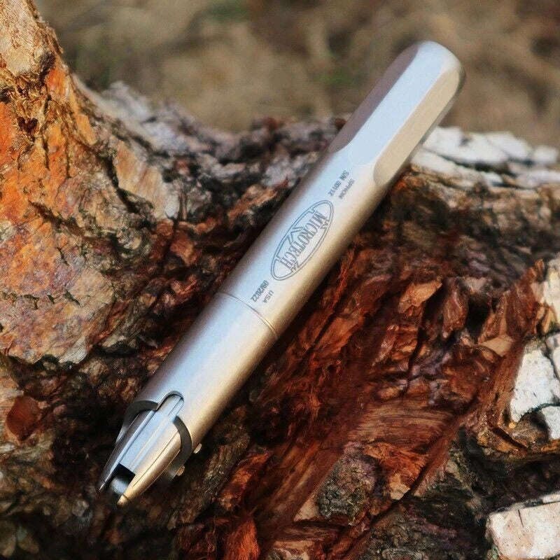 Titanium Alloy Pocket Siphon Pen Ball Pen For Student Business Signature Gel Pen 07FC0E-D4 - KOEEK
