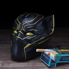 Black Panther Model Ashtray Storage Box Boy Friend Gifts Table Resin Decorative 07FC0E-D4 - KOEEK
