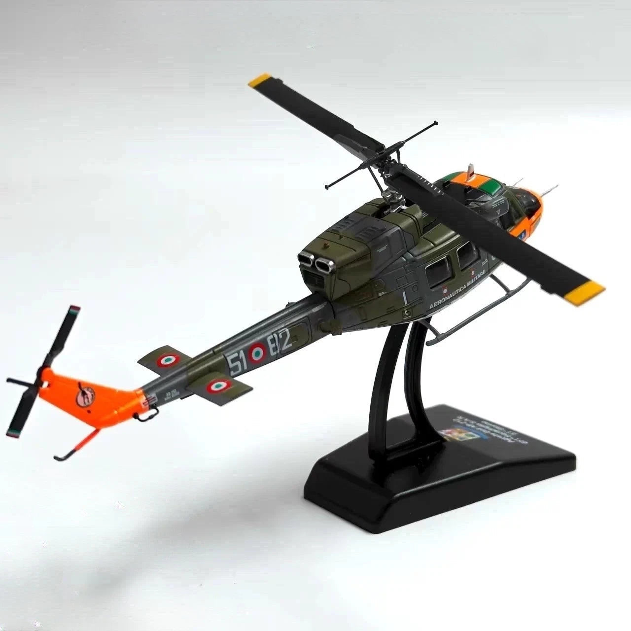 1:100 Alloy AMI Agusta-Bell AB.212 Helicopter Model Diecast Military Collection 07FC0E-D4 - KOEEK