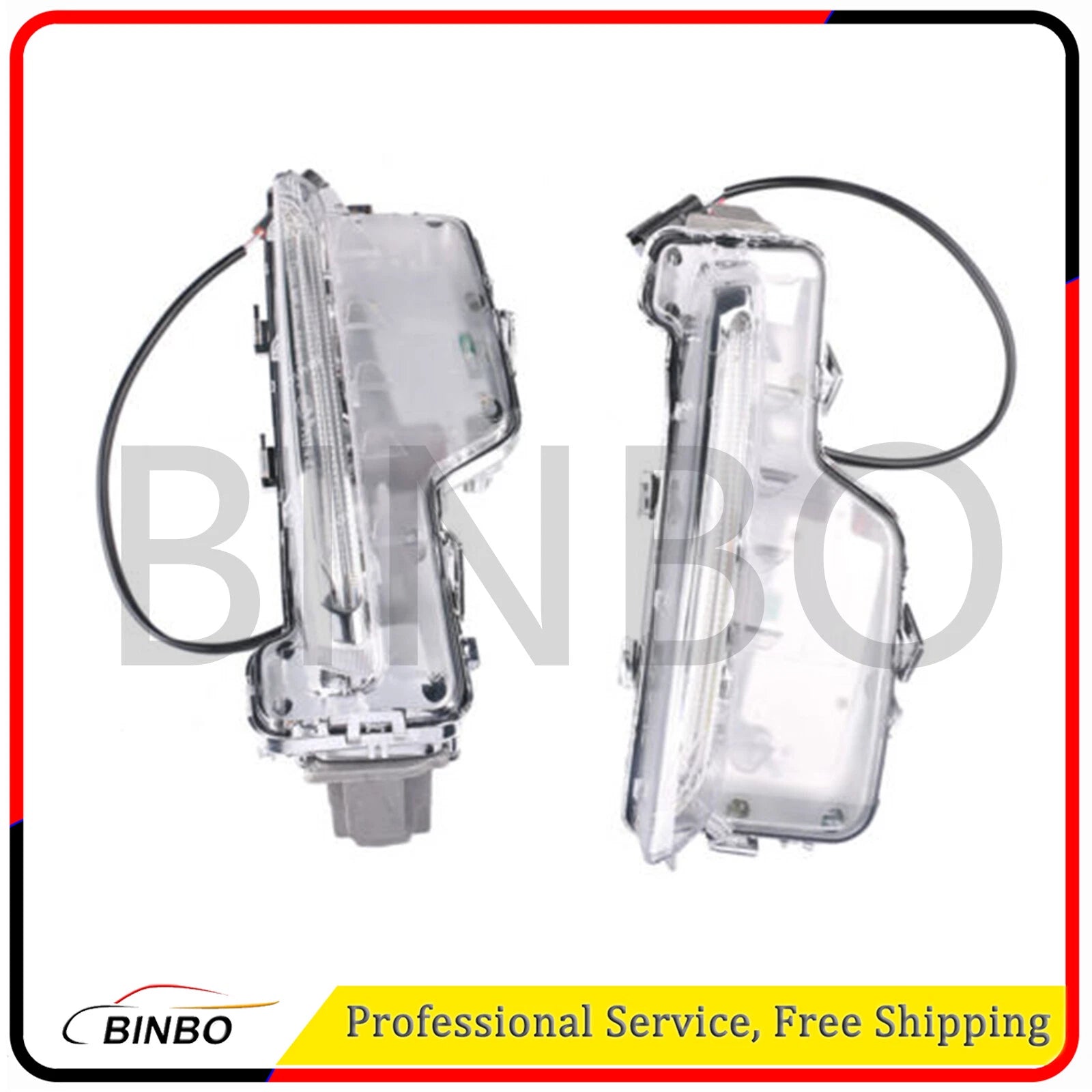 Pair Left &Right Front Bumper LED Fog Light Driving Lamp For Volvo S60 2014-2018 07FC0E-D4 - KOEEK