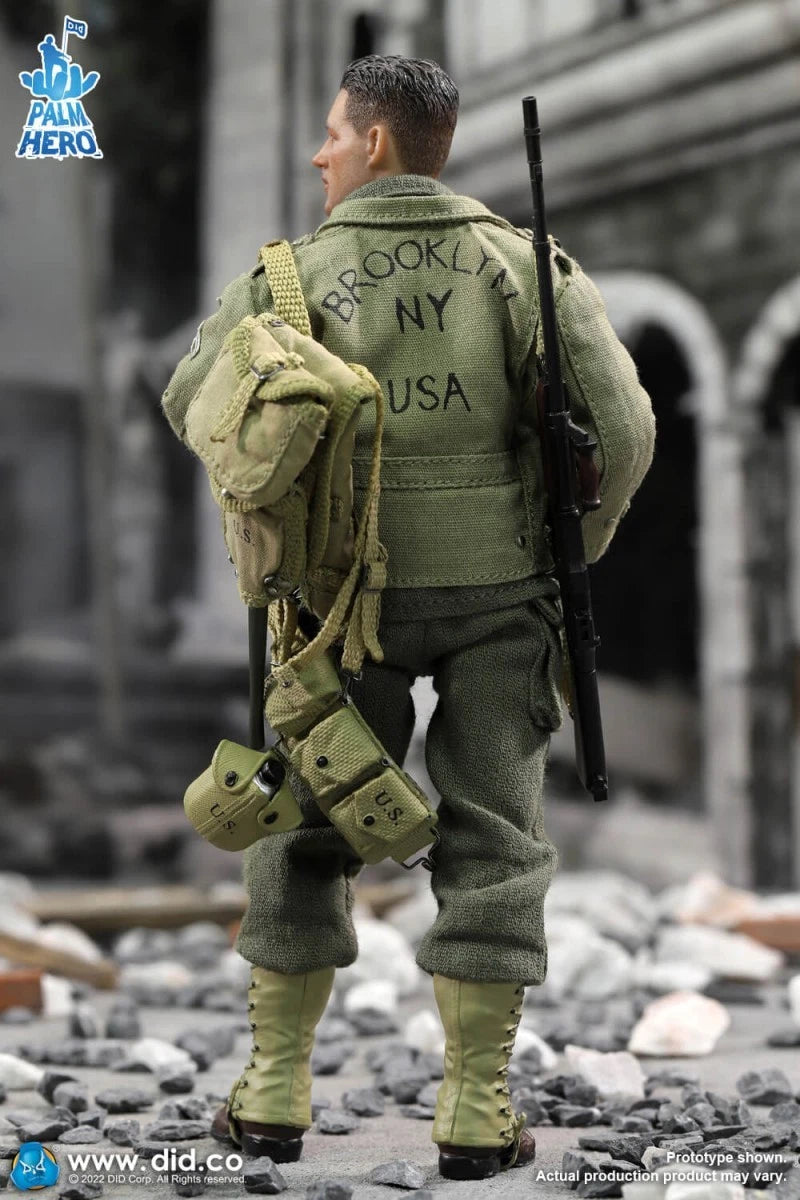 DID WWII US 2nd Ranger Battalion Private First Class Reiben 1/12 Action Figure DID - KOEEK