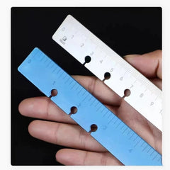 Titanium Straight Ruler Double Scale Inch Metric 8 Inch 21cm Measuring Tool EDC 07FC0E-D4 - KOEEK