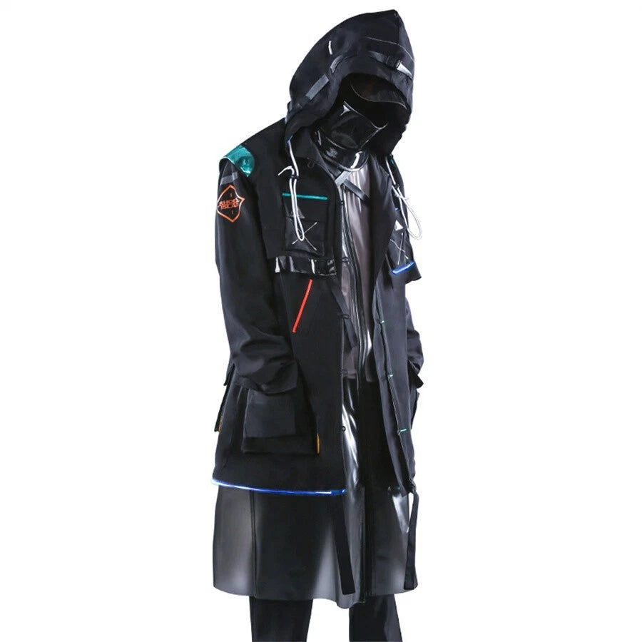 Arknights Doctor Men's Clothing Coat Trousers Anime Uniform Suit Cosplay Costume 07FC0E-D4 - KOEEK