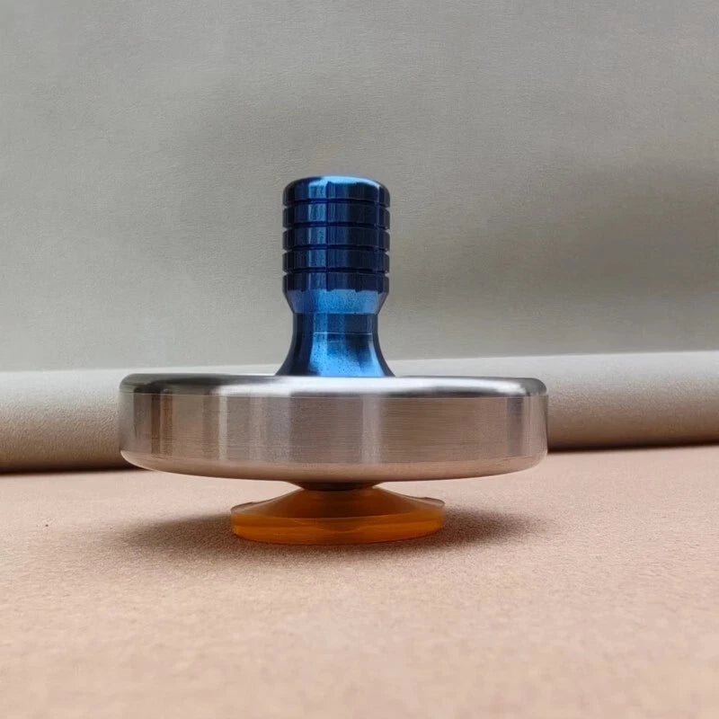 Titanium Handle Stainless Steel Spinning Top Ceramic Bead EDC Fidget Spinner Toy 07FC0E-D4 - KOEEK