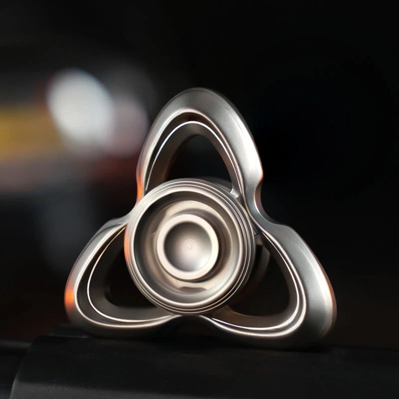 Stainless Steel Fidget Spinner EDC Fidget Toy Anxiety Stress Relief Spinning Toy 07FC0E-D4 - KOEEK