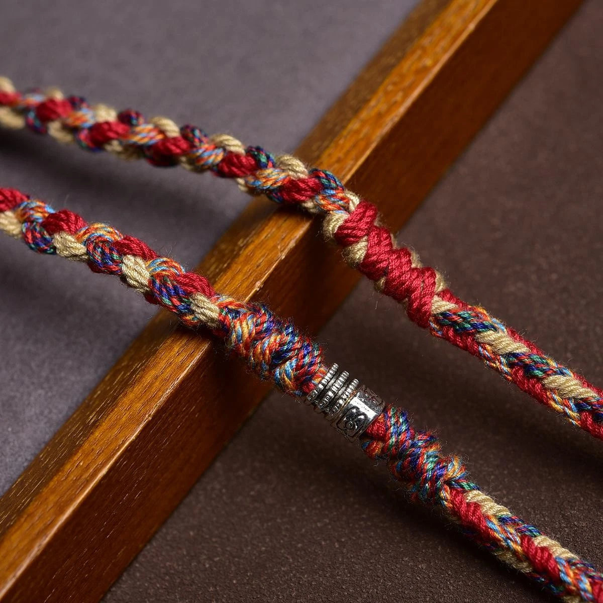 Tibetan Style Handmade Braided Cotton Cord Necklace For Pendant Thangka Amulet 07FC0E-D4 - KOEEK