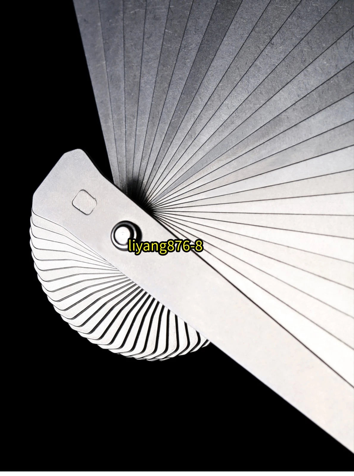 Stainless Steel Metal Folding Fan Portable Martial Art Kung Fu Tai Chi Fan Toy 07FC0E-D4 - KOEEK