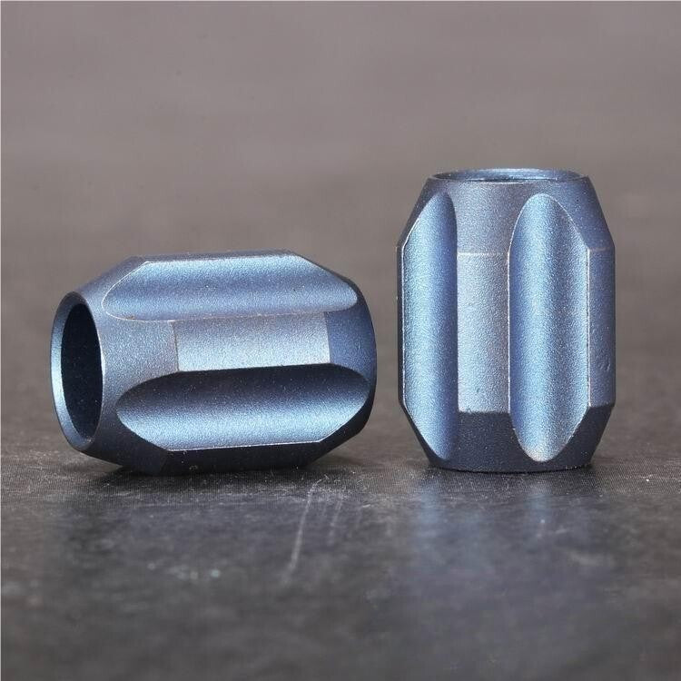 EDC Titanium Knife Lanyard Bead Paracord Parachute Cord Pendant Bracelet Bead 07FC0E-D4 - KOEEK