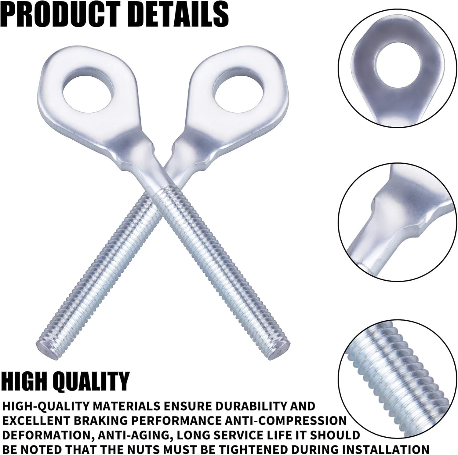new 0.4" Chain Axle Adjuster, 2Pcs 13mm Aperture Dirt Bike Accessories... 07FC0E-D4 - KOEEK