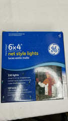 GE 150 Clear Lights 6' x 4' Net Style Holiday Christmas Decor GE - KOEEK