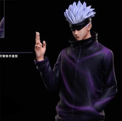 Anime Jujutsu Kaisen Satoru Gojo PVC Figure Statue Double-Head Collection Gift 07FC0E-D4 - KOEEK