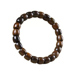 Natural Kynam Agarwood Bracelet Bead String Couple Jewelry Style 07FC0E-D4 - KOEEK