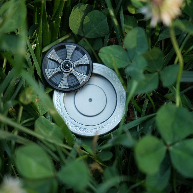 Pocket Haptic Coin Fidget Metal EDC spinner Toy Spinning Top Gift CNC 07FC0E-D4 - KOEEK