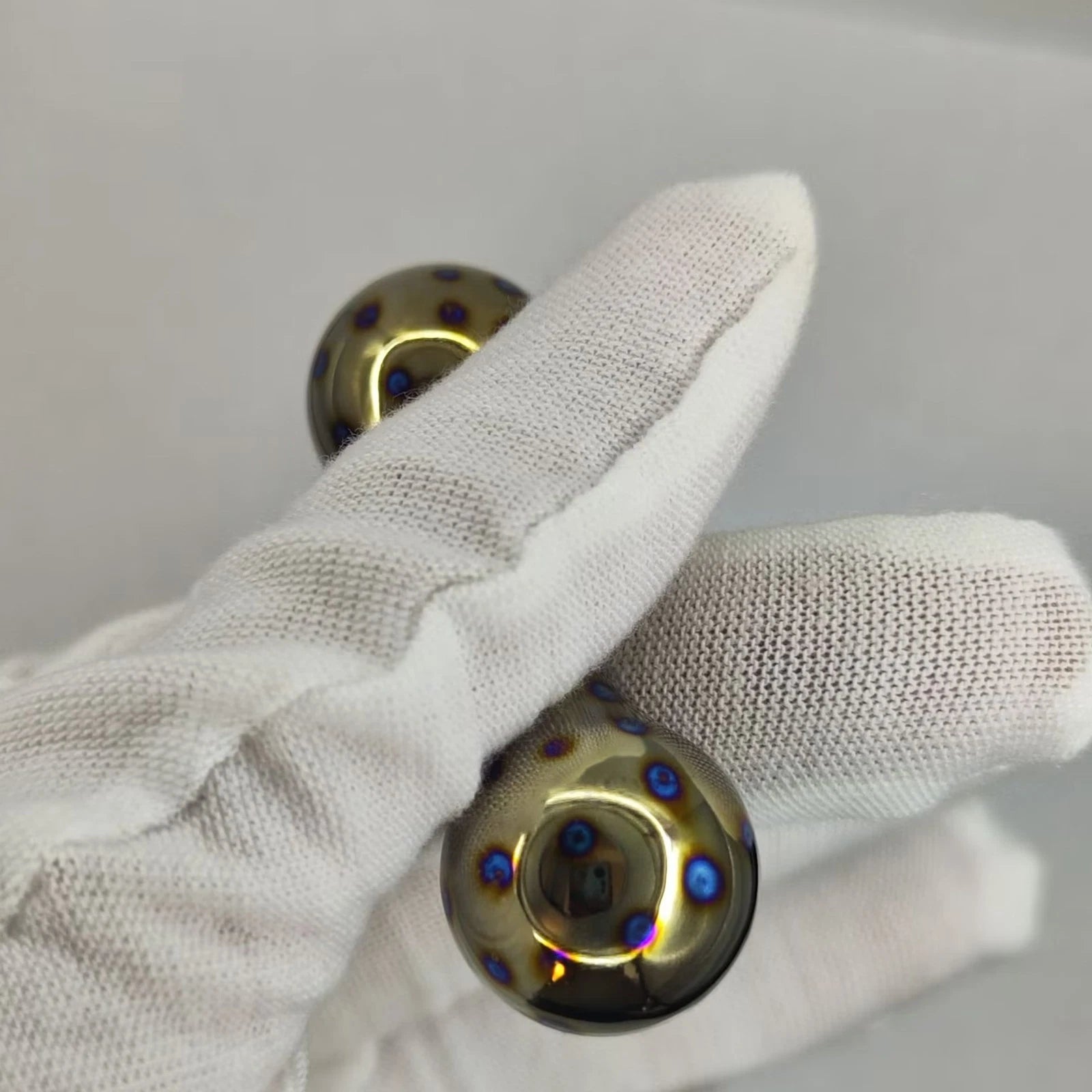 Titanium Alloy Knuckle Fidget Toy Skill Toy Knucklebone Worry Bead Stress Relief 07FC0E-D4 - KOEEK