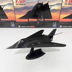 1/72 F117 Nighthawk Stealth Attack Aircraft Fighter Diecast Model Toy IN Box 07FC0E-D4 - KOEEK