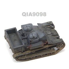 1:72 Scale WWII German Renault UE Light Armored Vehicle With MG34 Gun Model 07FC0E-D4 - KOEEK