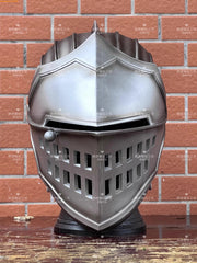 1:1 Dark Souls Knight Oscar Cosplay Helmet Medieval Halloween Party Mask Props 07FC0E-D4 - KOEEK