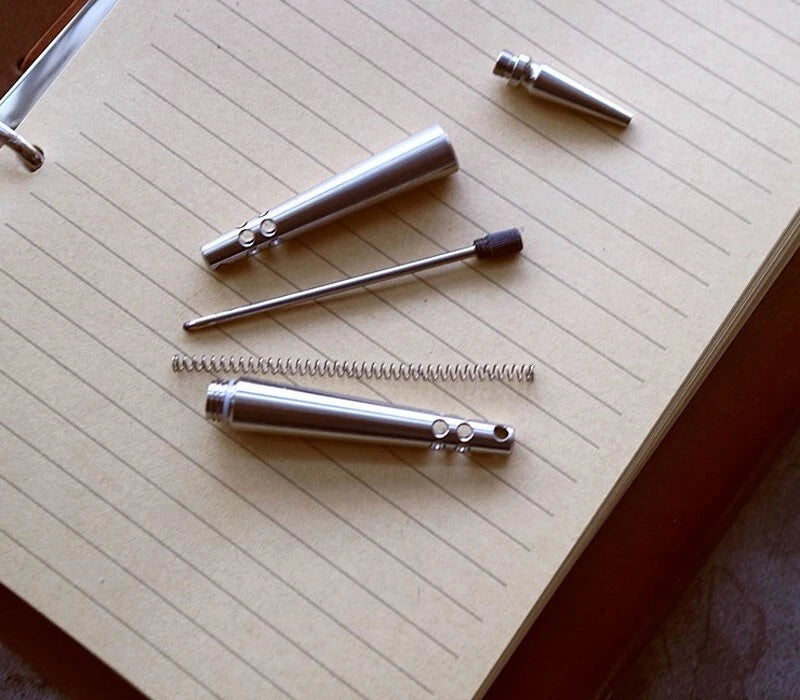 Titanium Alloy Ballpoint Pen Business Tactical Pen Office Stationery Outdoor EDC 07FC0E-D4 - KOEEK