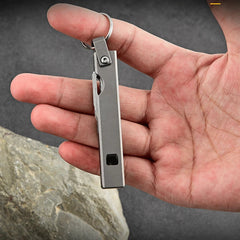 5-in-1 Pocket Safety Whistle Multi Purpose tool Outdoor Camping Folding Blade 07FC0E-D4 - KOEEK