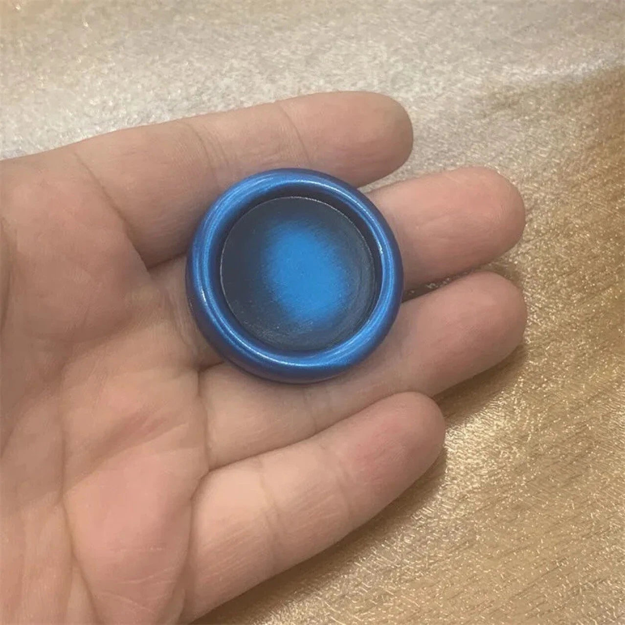 Haptic Coin Fidget Clicker Metal Slider Push Card Pocket EDC Toy Gift for Aults 07FC0E-D4 - KOEEK