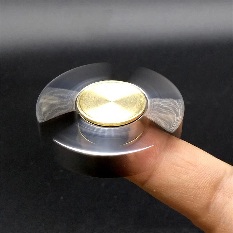 Radiation Three Leaf Fidget Spinner Edc Adult Metal Fidget Toy Adhd Hand Spinner 07FC0E-D4 - KOEEK