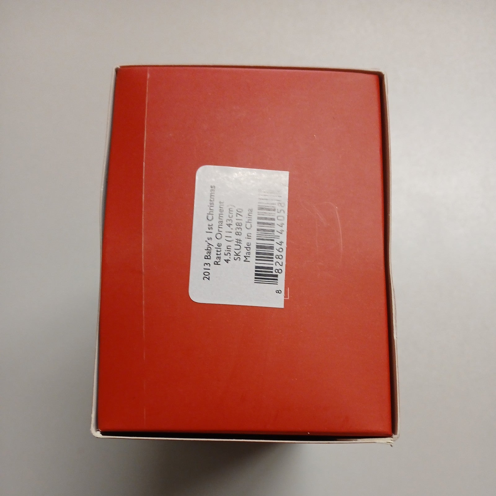 LENOX 2013 BABY's 1st CHRISTMAS Holiday RATTLE ORNAMENT in  BOX Handmade LENOX - KOEEK