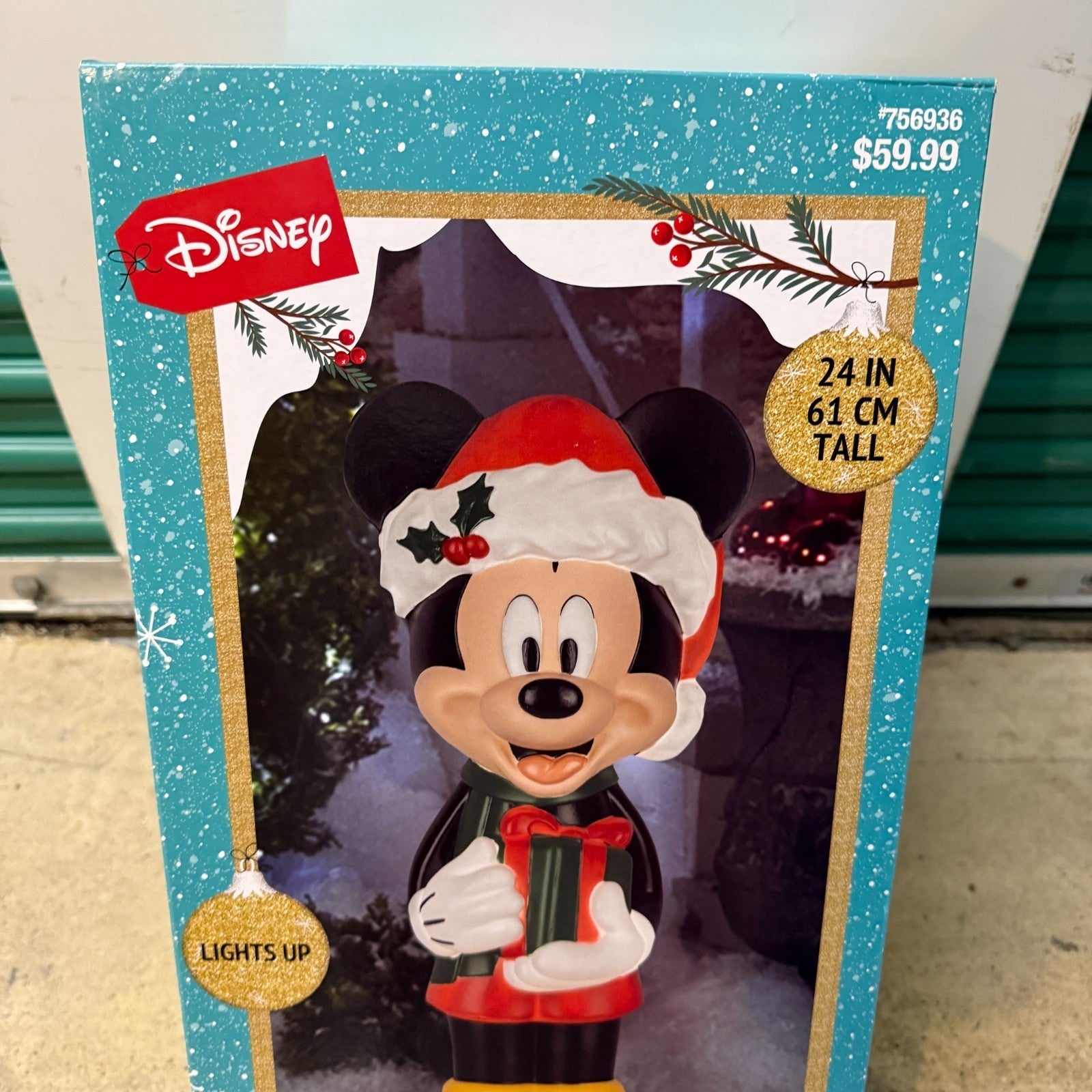 Disney Mickey Mouse Blow Mold Lighted Christmas Yard Decoration 2 FT Gemmy GEMMY - KOEEK