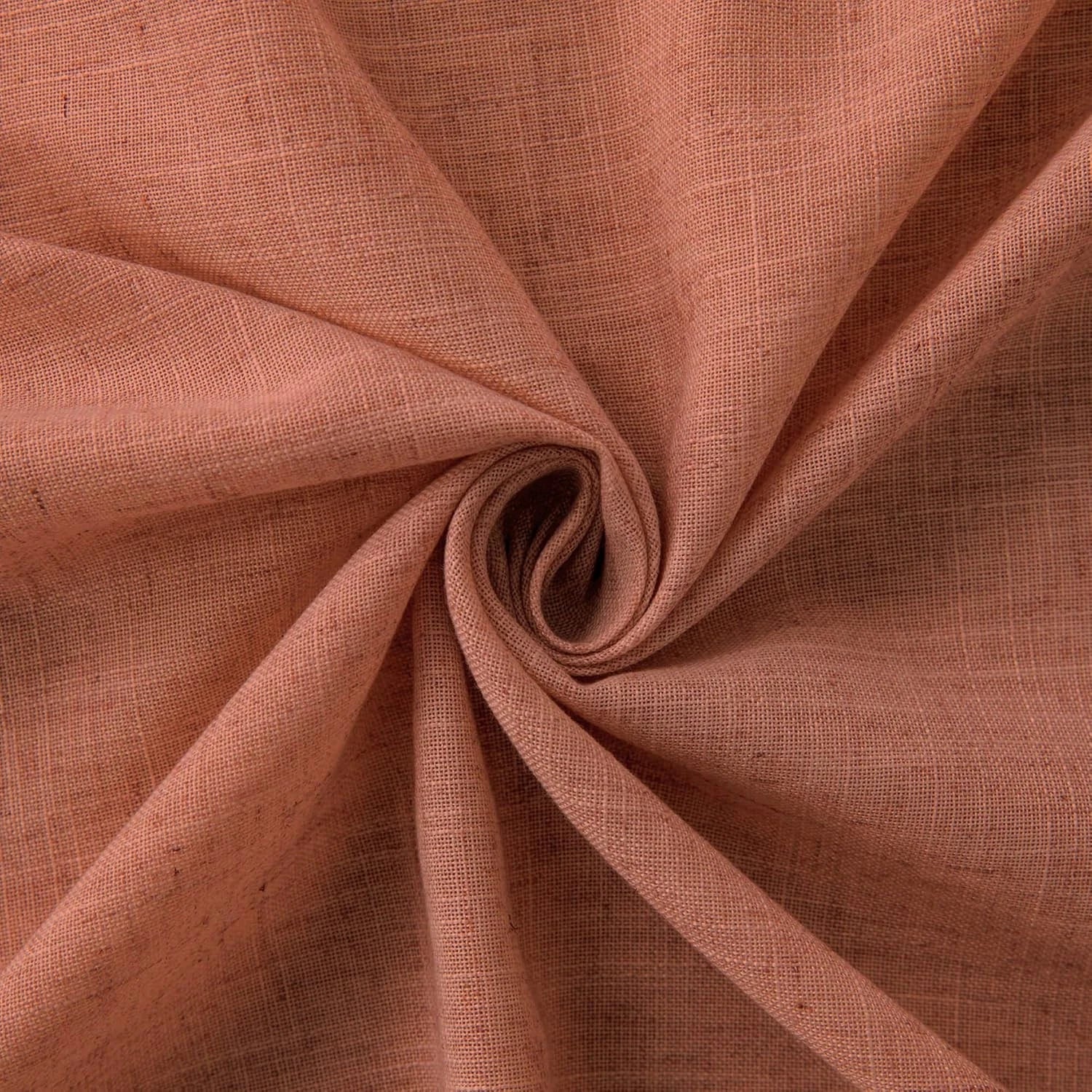 Terracotta curtains, 84 inches long, 2 panels, dimensions: 52 x 84 inches 07FC0E-D4 - KOEEK