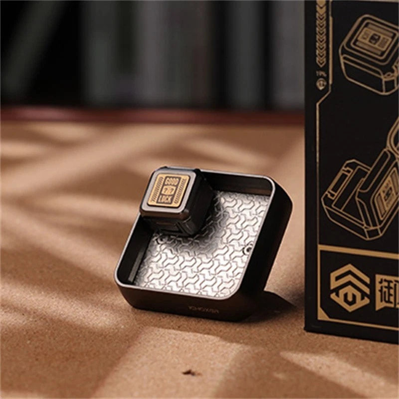 Novel Mysterious Little Box EDC Fidget Toy Stylish Metal Magnetic Relaxation Toy 07FC0E-D4 - KOEEK