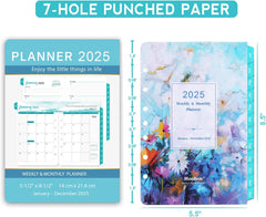 new 2025 Planner Refills - Inserts with 7-Hole Punched, 5-1/2" multicolor 07FC0E-D4 - KOEEK