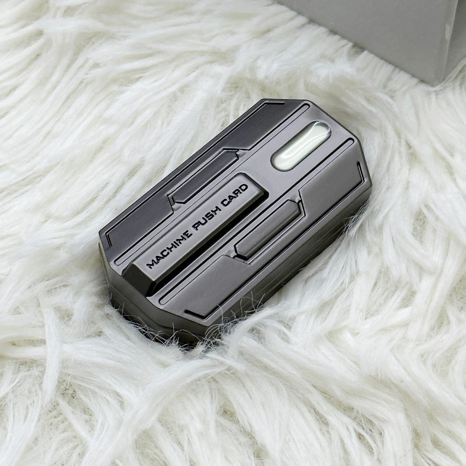 Push Card Pulse Coin Luminous EDC Magnetic Decompression Artifact Metal Toy Gift 07FC0E-D4 - KOEEK