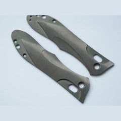 1 Pair Custom Made TC21 Titanium Alloy Knife Handle Scales for Benchmade 730 07FC0E-D4 - KOEEK