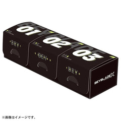 TAKARA TOMY 3on3 Deck Case Black Beyblade X Burst Accessory Set BX57 Official TAKARA - KOEEK