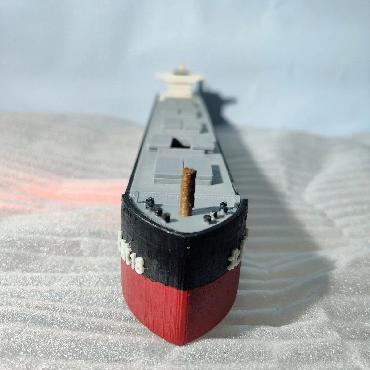 Finished Bulk Carrier Static Model Desktop Ornament 3D Printed Length 225mm 07FC0E-D4 - KOEEK