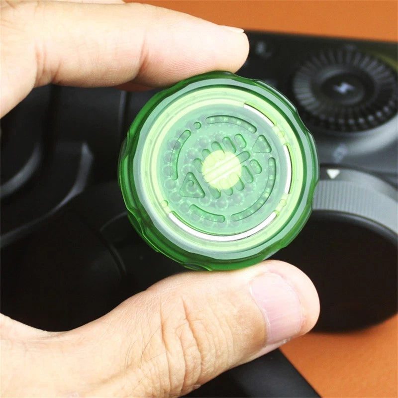 Personalized Fishbone Pattern Fidget Coin Pmma Mechanical Pocket Fidget Toy 07FC0E-D4 - KOEEK