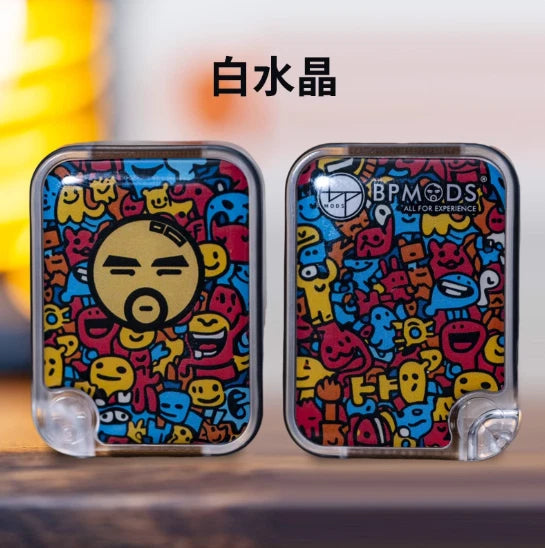 BPMODS Crystal Pusher EDC Mechanical Fidget Toy, Tactile Stress Relief Tool 07FC0E-D4 - KOEEK