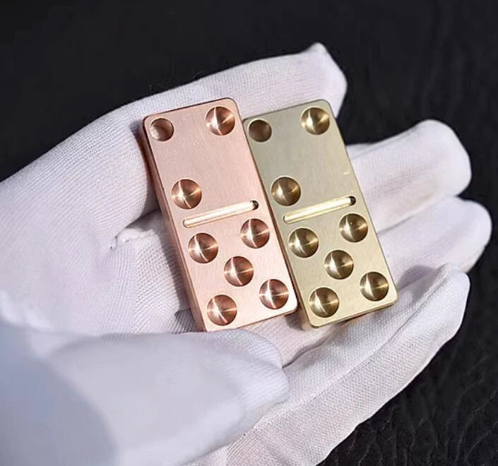 Brass/Copper Small Pendant EDC Portable Creative Chain Pendant Ornamen Adult Toy 07FC0E-D4 - KOEEK