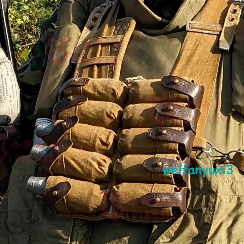 Soviet Russian Army VOG-25 GP-25 Pouchs Tactical Versipack Canvas Bag 07FC0E-D4 - KOEEK