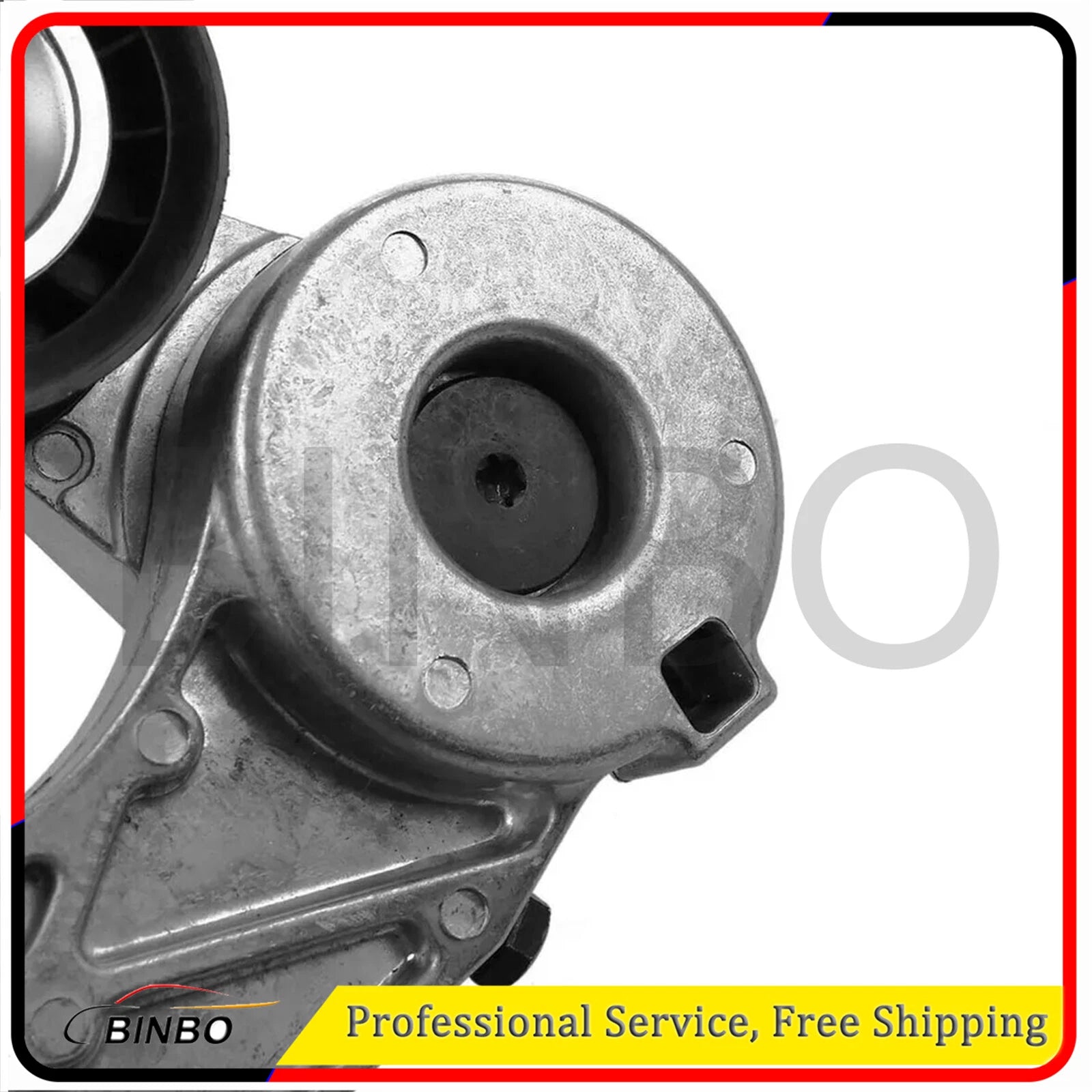 Belt Tensioner Pulley Assembly for Audi Q7 Porsche Cayenne Volkswagen Touareg 07FC0E-D4 - KOEEK