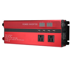 new (12V To 110V 5000W)24V To 110V Inverter Power Inverter AC Outlets And USB koeek - KOEEK