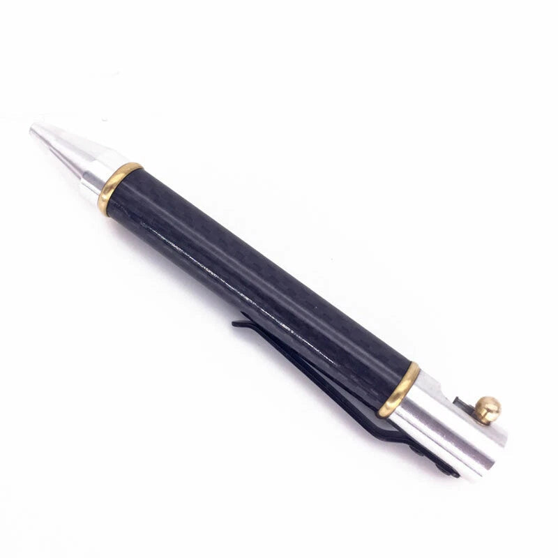EDC LAXI High quality Carbon Fibre Pocket Signature Ball Pen Ofiice Write Pen 07FC0E-D4 - KOEEK