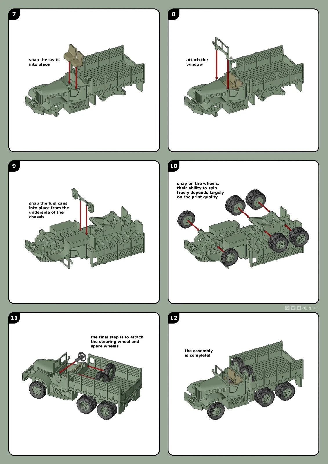 1:64 US Army Diamond T 968 Military Truck PlasticAssembly Model KitMatchboxStyle 07FC0E-D4 - KOEEK